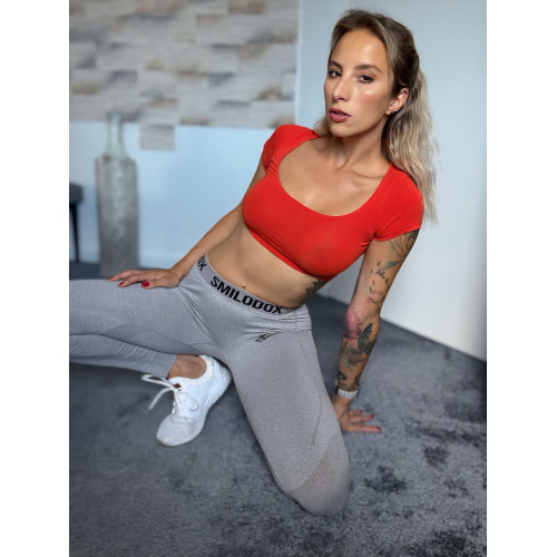 Graue Smilodox Leggings